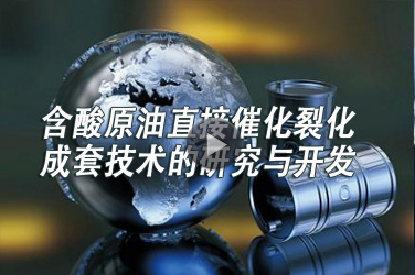 廣東省石油化工繼續(xù)教育專業(yè)課《含酸原油直接催化裂化成套技術(shù)的研究與開發(fā)》